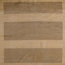 Square Abstract Light Brown Modern Rug, abs5260