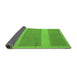 Sideview of Abstract Green Modern Rug, abs5260grn