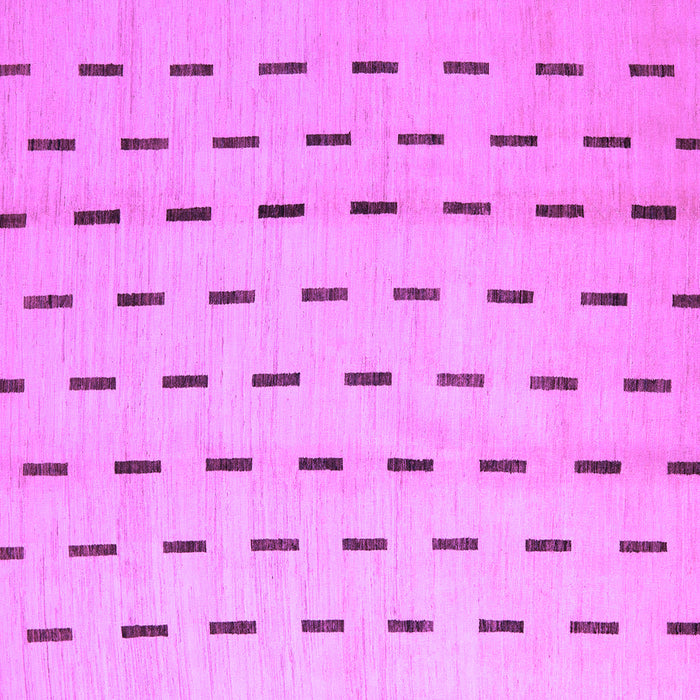 Square Machine Washable Solid Purple Modern Area Rugs, wshabs5261pur