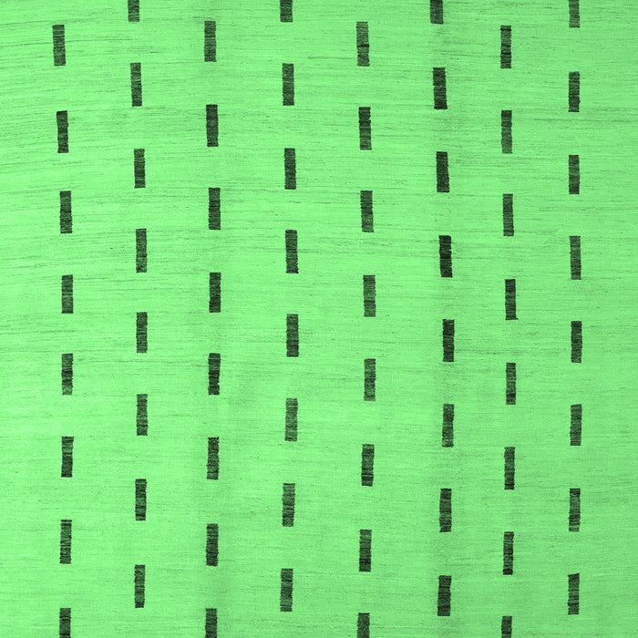 Square Solid Emerald Green Modern Rug, abs5261emgrn