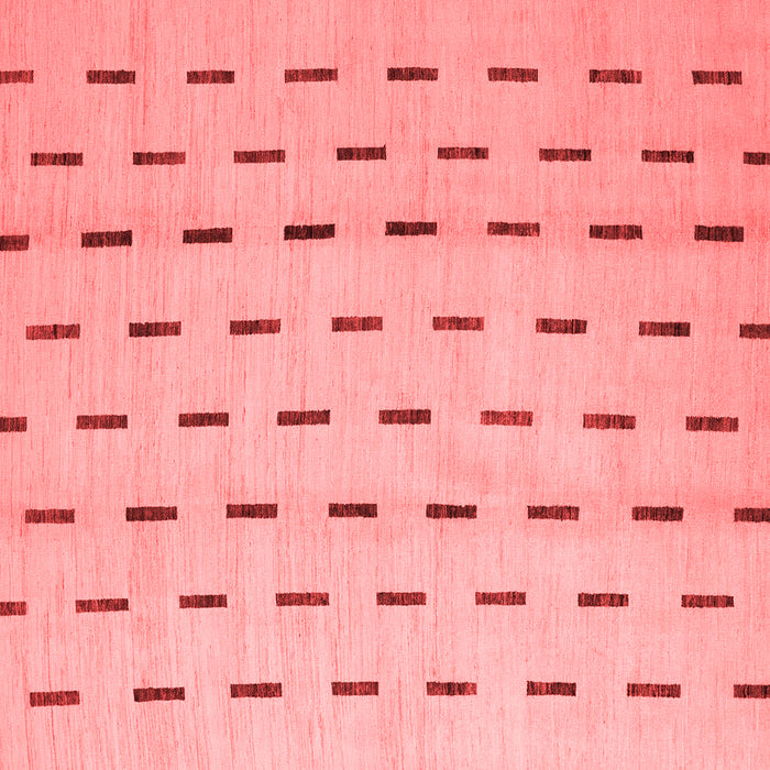 Machine Washable Solid Red Modern Rug, wshabs5261red