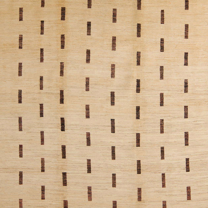 Square Abstract Yellow Solid Rug, abs5261