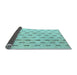 Sideview of Solid Light Blue Modern Rug, abs5261lblu