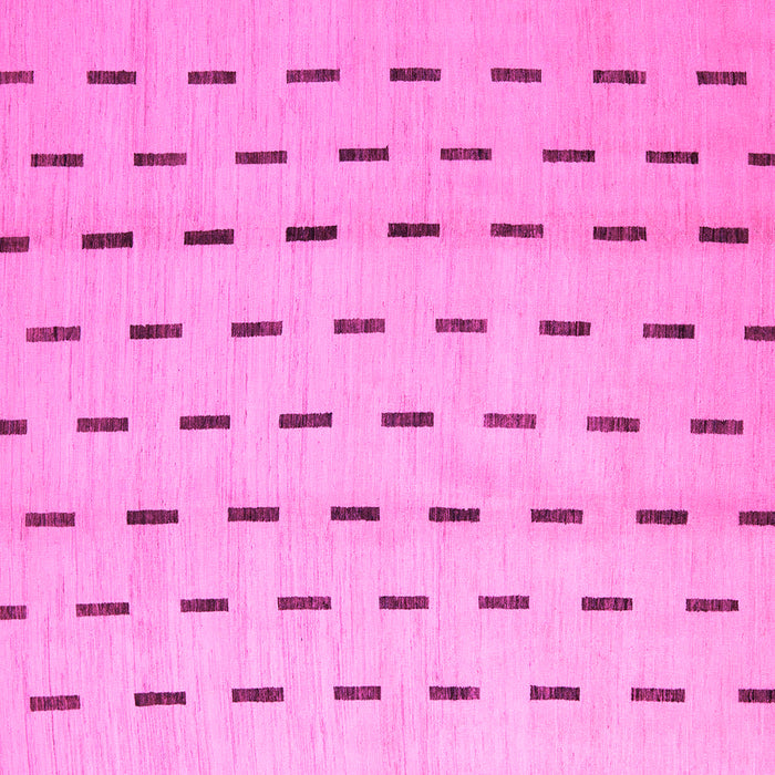 Square Machine Washable Solid Pink Modern Rug, wshabs5261pnk