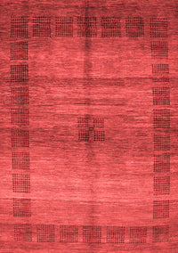 Abstract Red Modern Rug, abs5262red