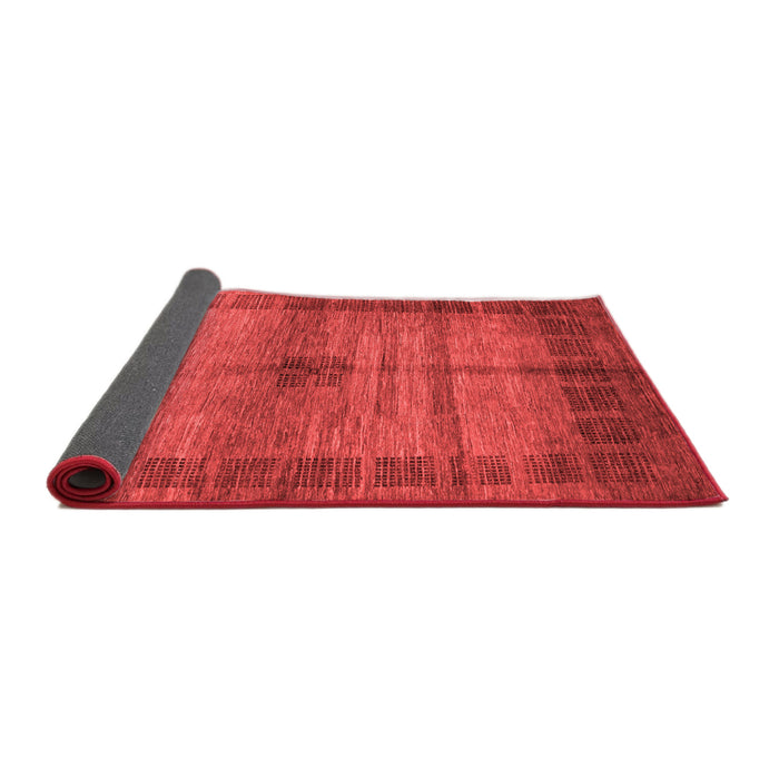 Abstract Red Modern Area Rugs