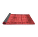 Abstract Red Modern Area Rugs