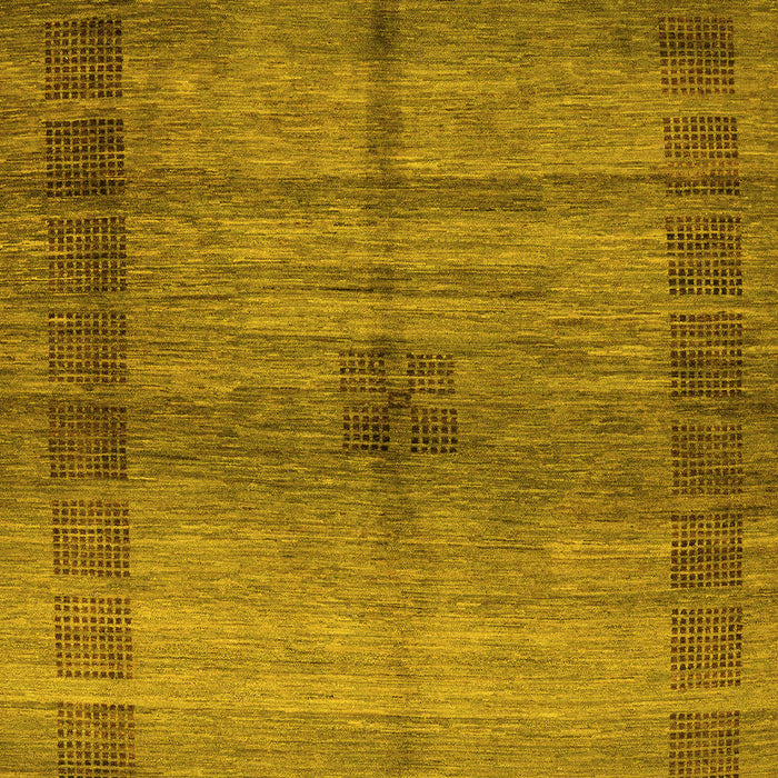 Abstract Yellow Modern Rug, abs5262yw