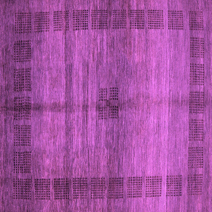 Square Machine Washable Abstract Purple Modern Area Rugs, wshabs5262pur