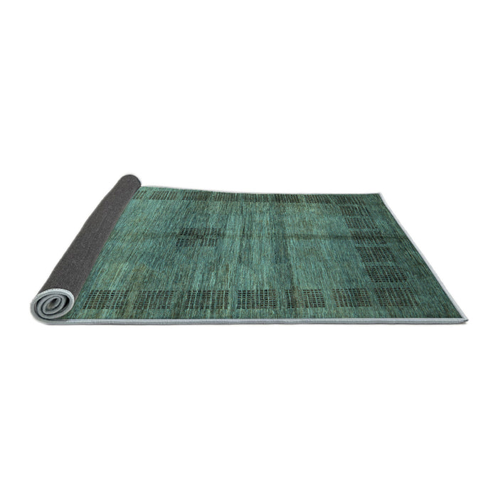 Sideview of Abstract Light Blue Modern Rug, abs5262lblu