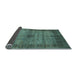 Sideview of Abstract Light Blue Modern Rug, abs5262lblu