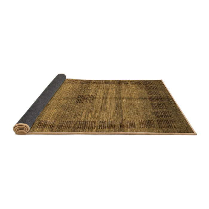 Sideview of Abstract Brown Modern Rug, abs5262brn