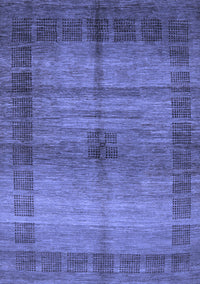 Abstract Blue Modern Rug, abs5262blu