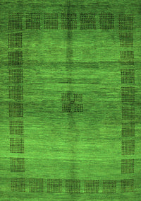 Abstract Green Modern Rug, abs5262grn