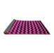 Sideview of Abstract Pink Modern Rug, abs5263pnk