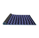 Sideview of Abstract Blue Modern Rug, abs5263blu