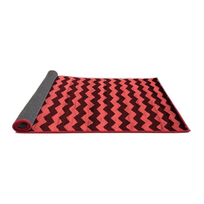 Abstract Red Modern Area Rugs