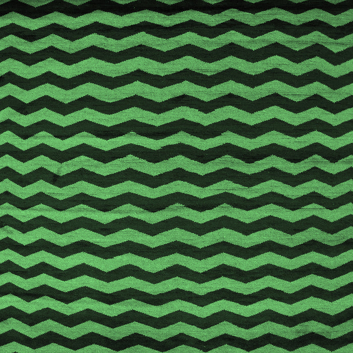 Square Machine Washable Abstract Emerald Green Modern Area Rugs, wshabs5263emgrn