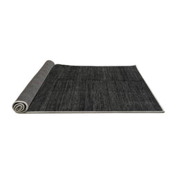 Sideview of Abstract Gray Modern Rug, abs5264gry