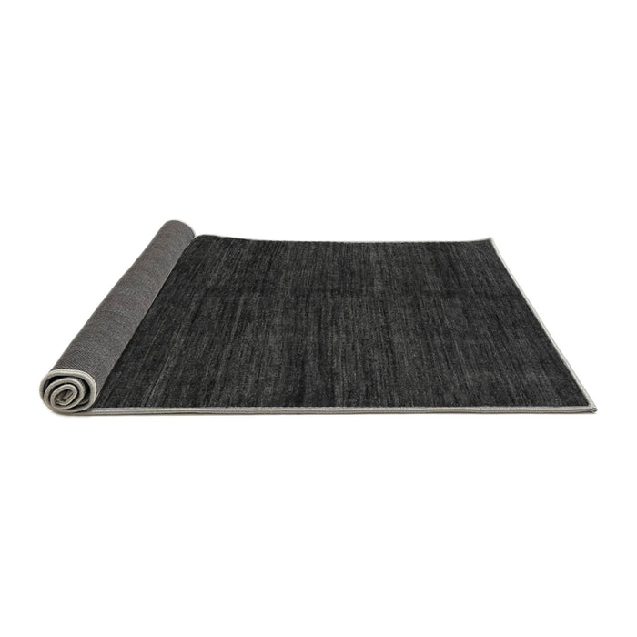 Sideview of Abstract Gray Modern Rug, abs5264gry