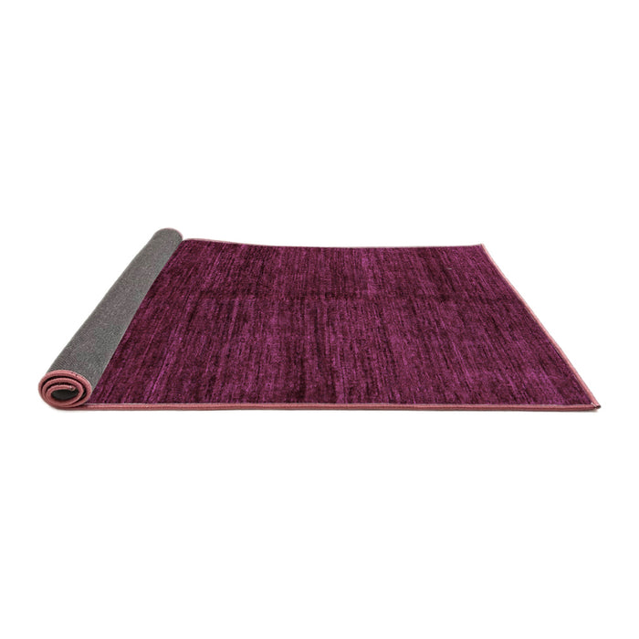 Sideview of Abstract Purple Modern Rug, abs5264pur