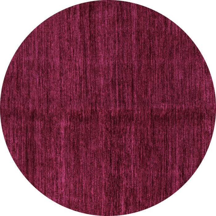Round Abstract Pink Modern Rug, abs5264pnk