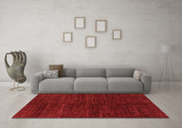 Machine Washable Abstract Red Modern Rug, wshabs5264red