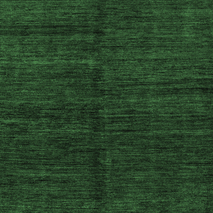 Square Machine Washable Abstract Emerald Green Modern Area Rugs, wshabs5264emgrn