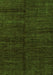 Machine Washable Abstract Green Modern Area Rugs, wshabs5264grn