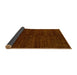Sideview of Abstract Yellow Modern Rug, abs5264yw