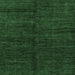Square Abstract Emerald Green Modern Rug, abs5264emgrn