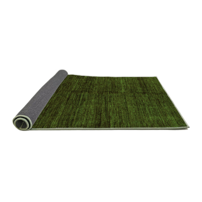 Sideview of Abstract Green Modern Rug, abs5264grn