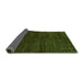 Sideview of Abstract Green Modern Rug, abs5264grn