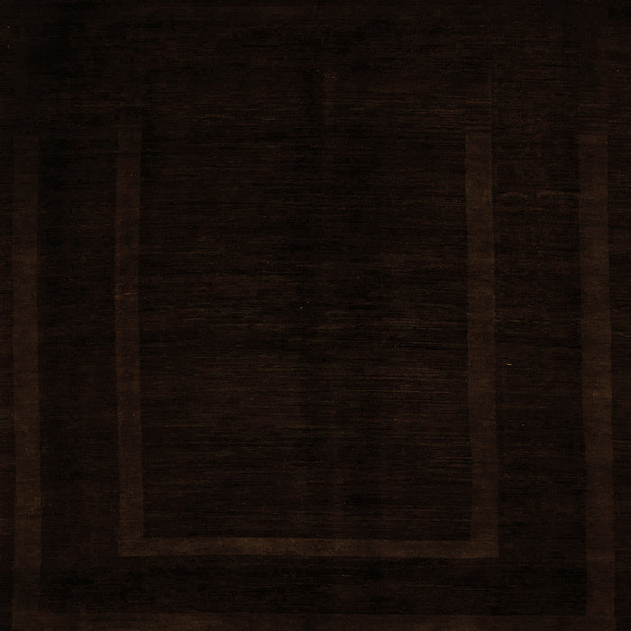 Square Abstract Orange Modern Rug, abs5265org