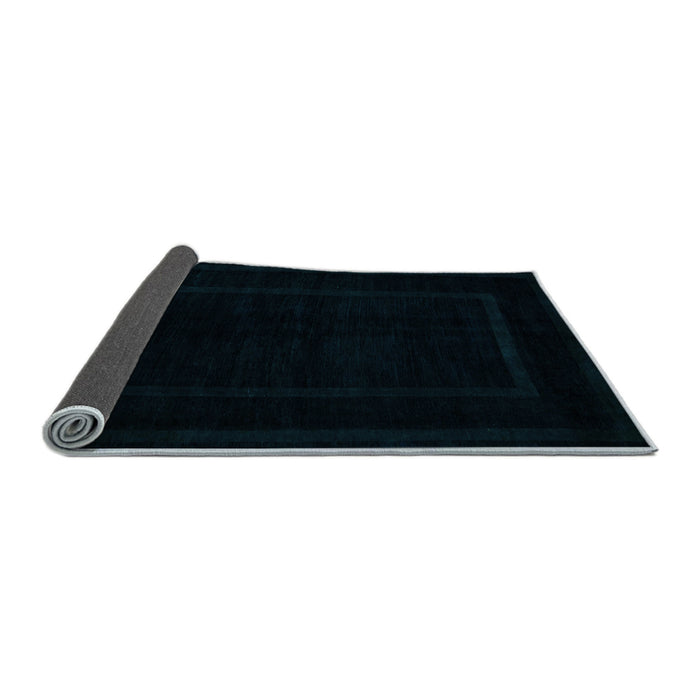 Sideview of Abstract Light Blue Modern Rug, abs5265lblu