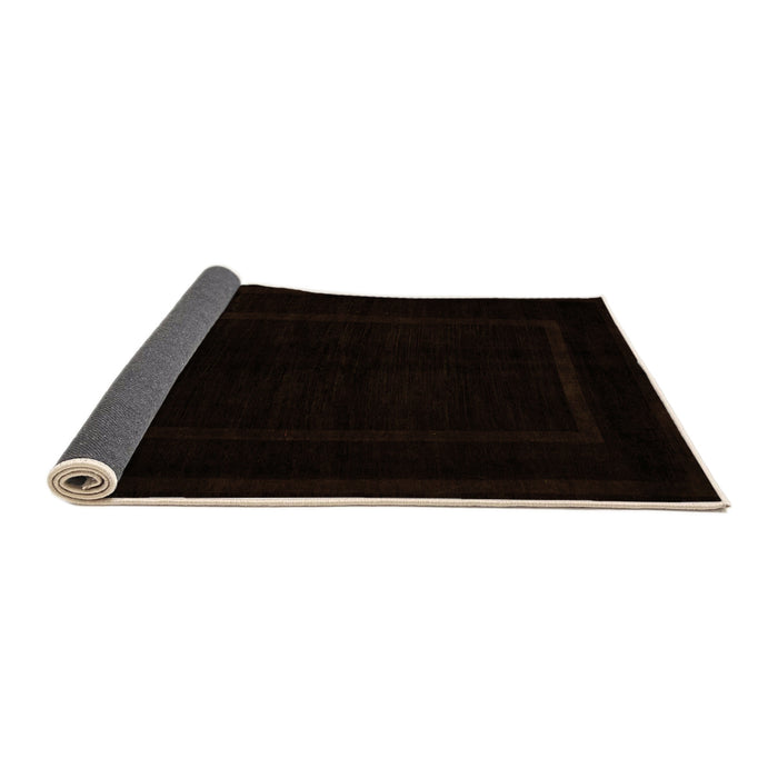 Sideview of Abstract Orange Modern Rug, abs5265org