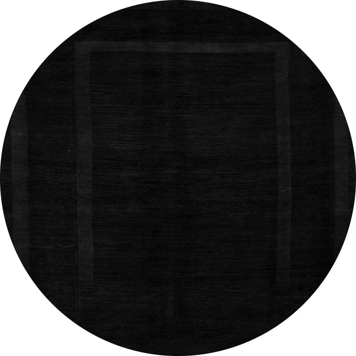 Round Machine Washable Abstract Gray Modern Rug, wshabs5265gry