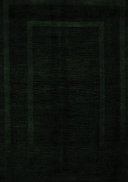 Abstract Emerald Green Modern Rug, abs5265emgrn