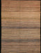 Abstract Sangria Brown Modern Rug, abs5266