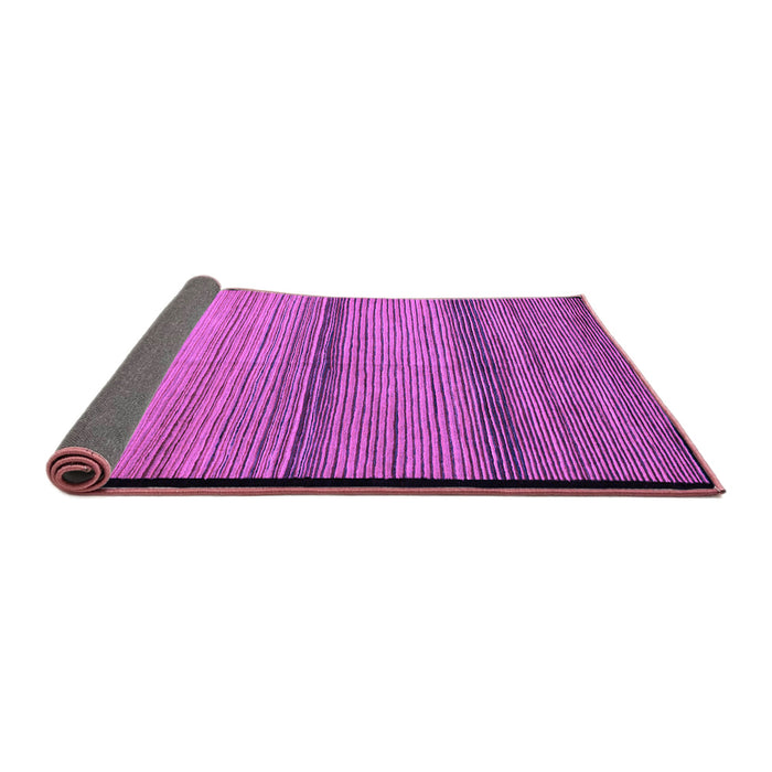 Sideview of Abstract Purple Modern Rug, abs5266pur