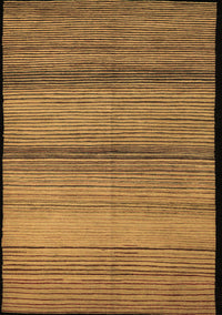 Abstract Brown Modern Rug, abs5266brn