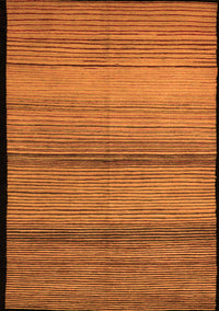 Abstract Orange Modern Rug, abs5266org