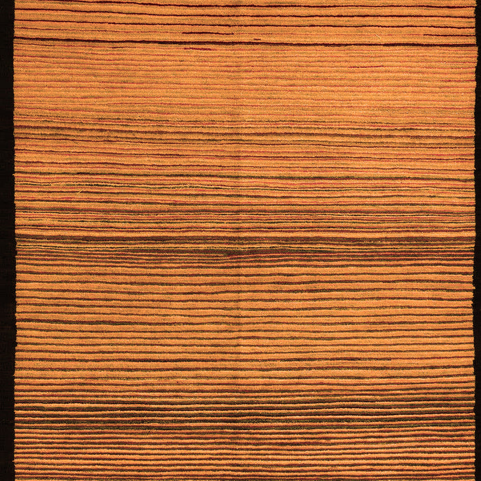 Abstract Orange Modern Rug, abs5266org