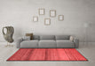 Modern Red Washable Rugs