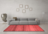 Machine Washable Abstract Red Modern Rug, wshabs5266red