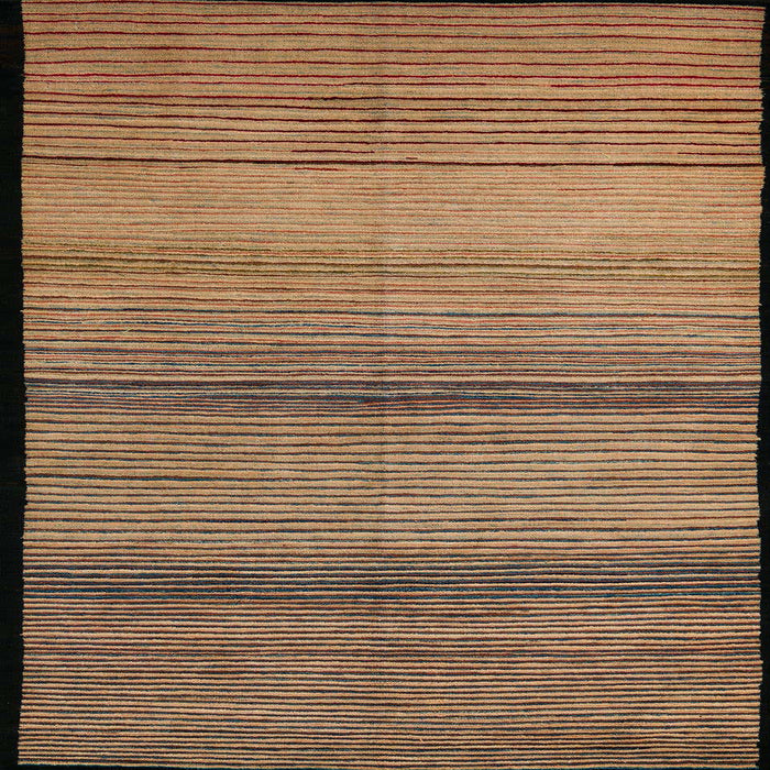 Square Machine Washable Abstract Sangria Brown Rug, wshabs5266