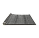 Sideview of Abstract Gray Modern Rug, abs5266gry