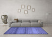 Machine Washable Abstract Blue Modern Rug in a Living Room, wshabs5266blu