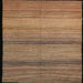 Square Abstract Sangria Brown Modern Rug, abs5266