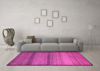 Machine Washable Abstract Pink Modern Rug, wshabs5266pnk